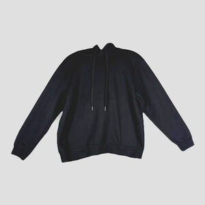 Men's Hoodie Sweatshirt Black Size Medium Under 5'10 U-510 NWT